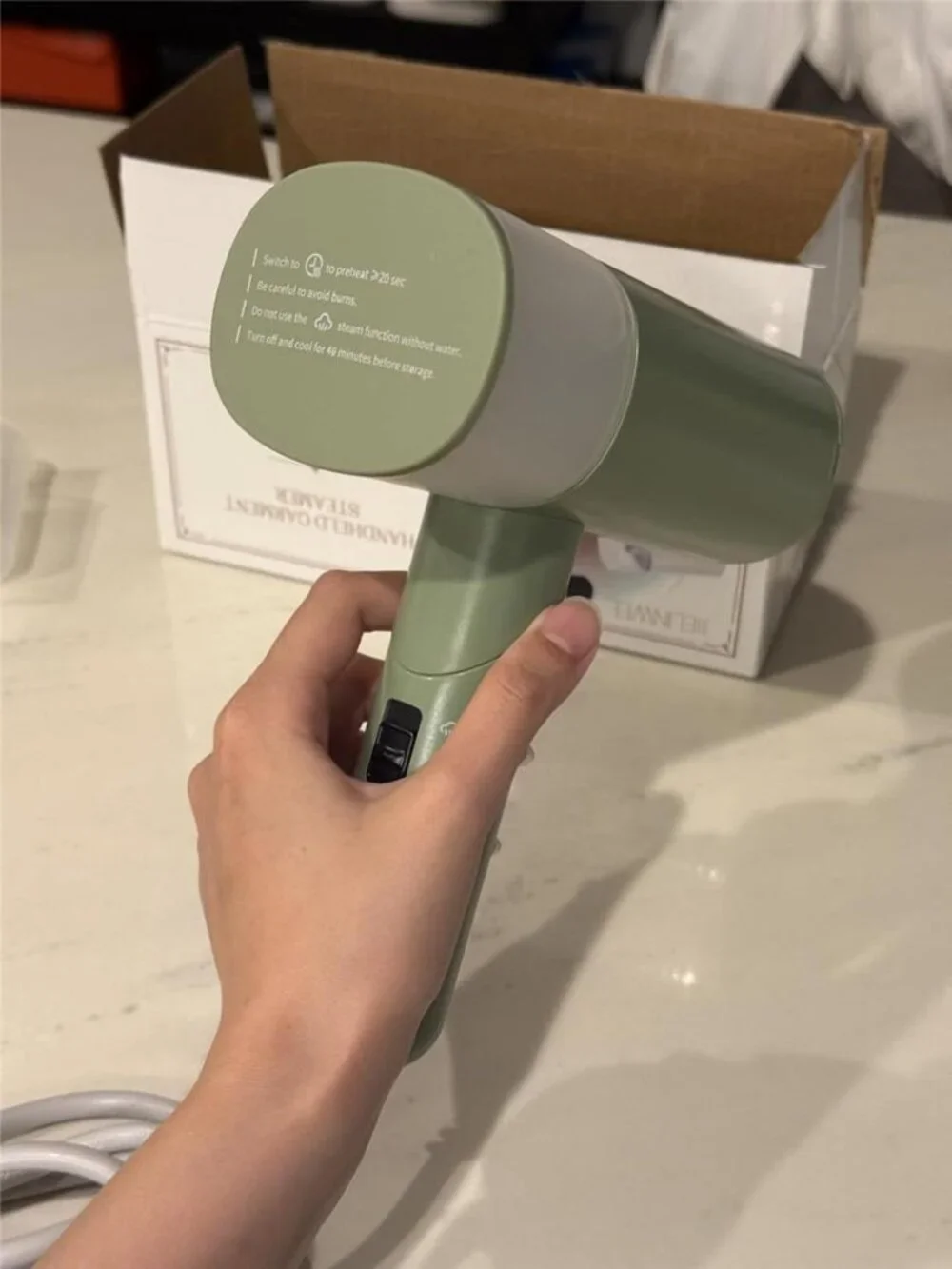 Handheld Steamer for Clothes, 1200W Foldable Travel Steamer, 20 Sec Preheat